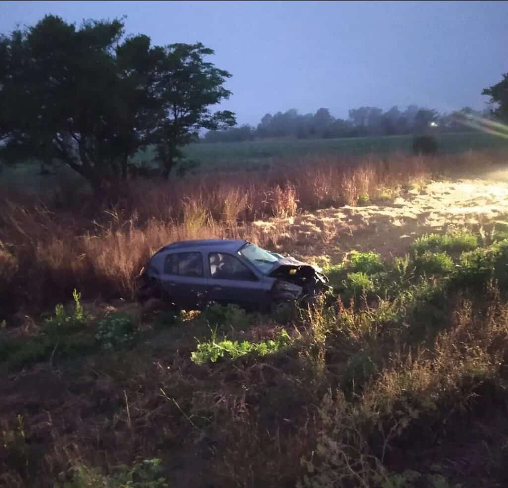 UNA MUJER RESULTÓ CON LESIONES RESERVADAS EN UN ACCIDENTE EN EL TÍO